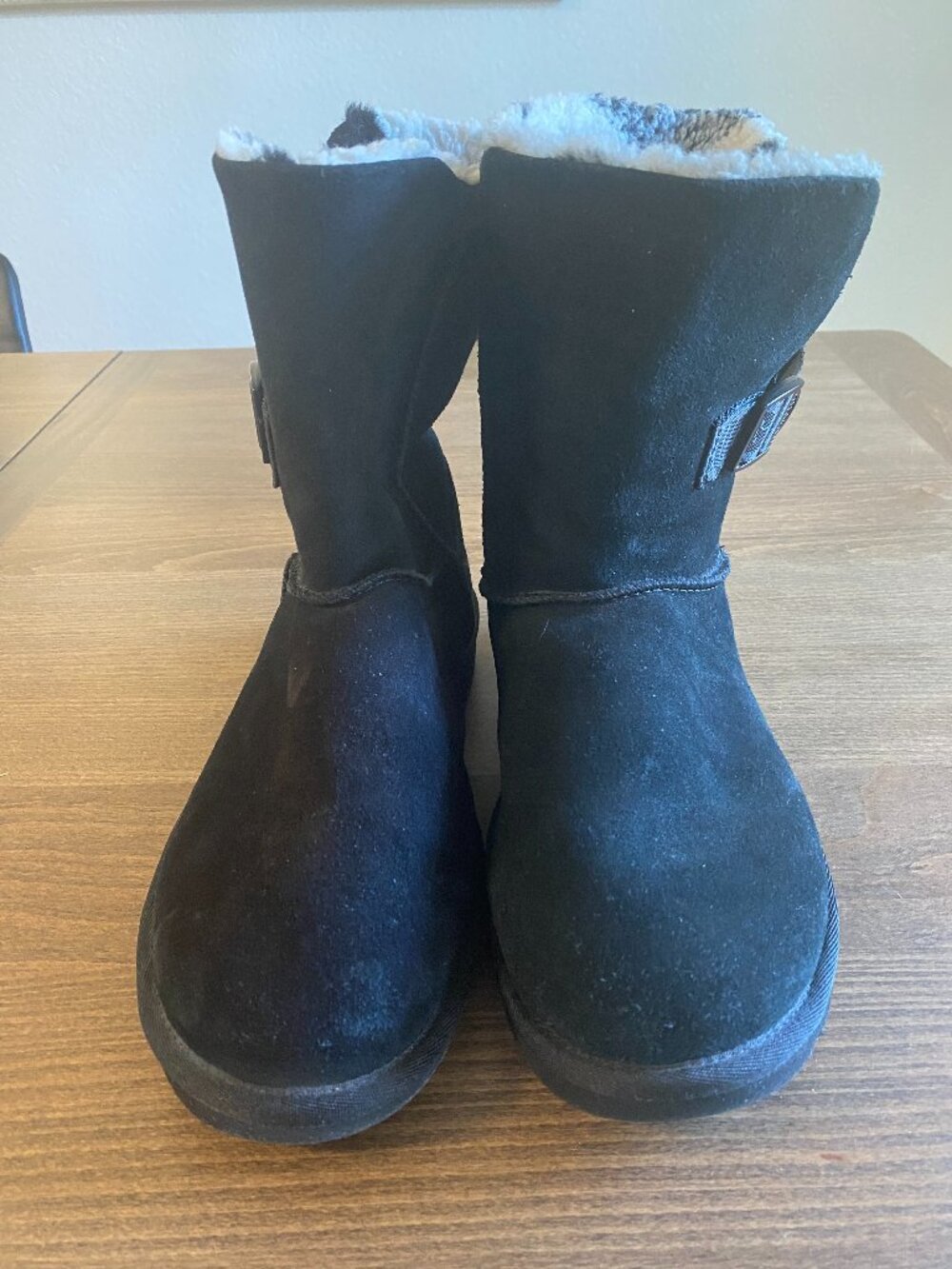 UGG Bailey Buckle Cali Collage Boots Black Boots
